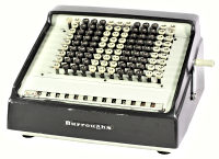 Burroughs Calculator, 13 columns, manual.