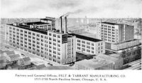 Felt & Tarrant factory, c.1920