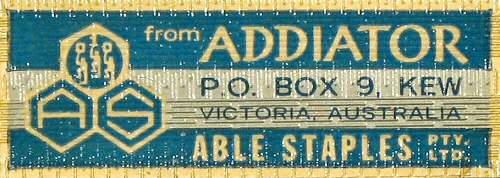 Able Staples label