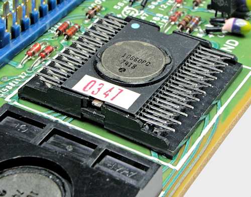 PC-1002 IC socket detail